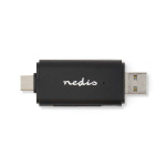Nedis Card Reader | microSD (TF) / microSDHC (TF) / microSDXC (TF) / SD / SDHC / SDXC | USB 3.2 Gen1