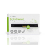 Nedis Laminating Film | 54x86mm | Thickness: 125 µm | Packed per: 100 pcs | PET | Transparent