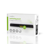 Nedis Laminating Film | 54x86mm | Thickness: 125 µm | Packed per: 100 pcs | PET | Transparent