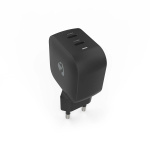 Nedis Wall Charger | PD3.0 | Quick charge feature | 2.25 / 3.0 A | Number of outputs: 2 | 2x USB-C™ | Automatic Voltage Selection | Black