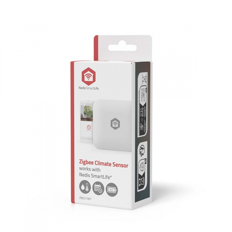 Nedis Smart Climate Sensor | Zigbee 3.0 | Battery Powered | Android™ / IOS | White