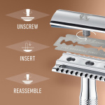 King C. Gillette Dubbeleggad Säkerhetsrakblad 10 st