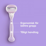 Gillette Rakhyvel Comfortglide Breeze + 4st rakblad
