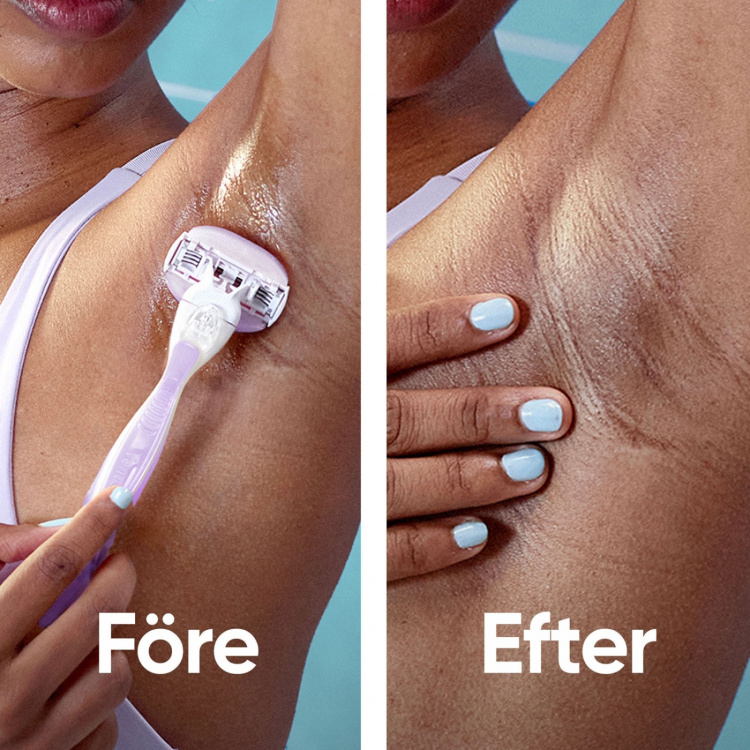 Gillette Rakhyvel Comfortglide Breeze + 4st rakblad