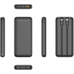 Denver PowerBank 10.000 mAh 18W Svart Denver PowerBank 10.000 mAh 18W Svart