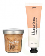 Blancreme Hand Cream Duo 70 ml Hand Cream 30ml/Scrub 40ml - Peach/Apricot