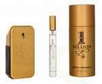 Paco Rabanne 1 Million Giftset 210 ml Edt Spray 50 ml/Deo Spray 150 ml/Edt Travel Spray 10 ml