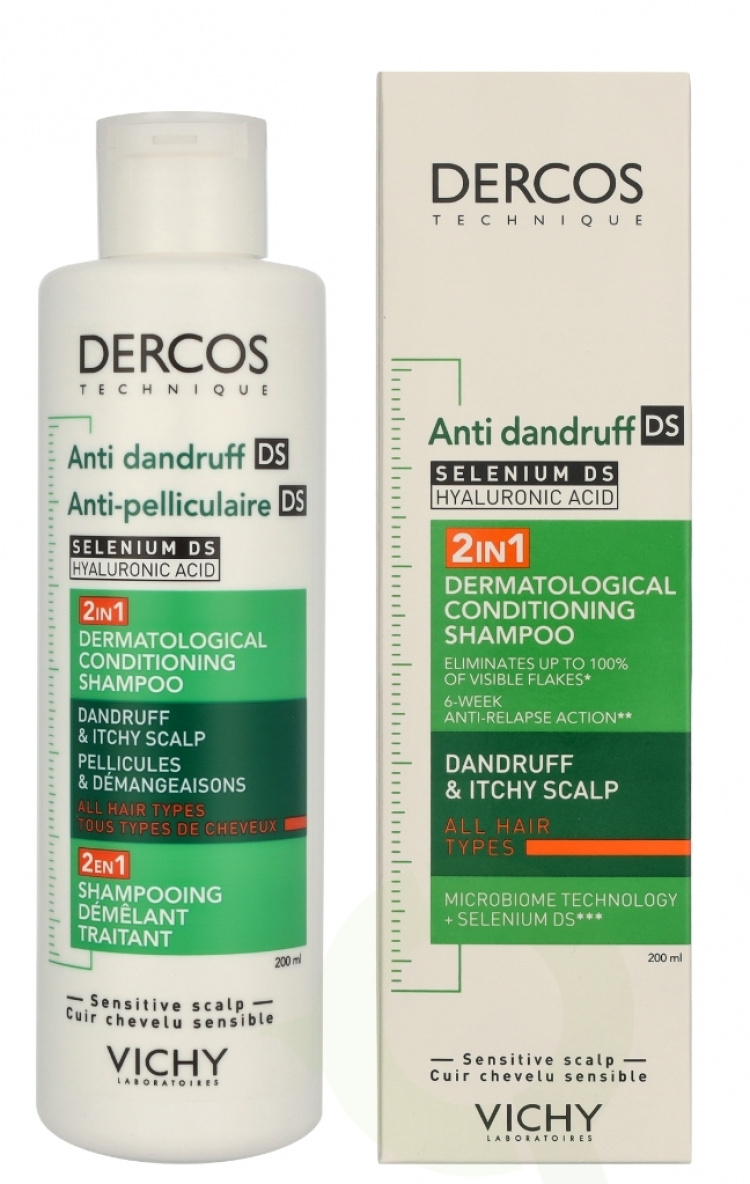 Vichy Dercos Anti-Dandruff 2 In 1 Shampoo 200 ml