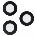 Eglo Set of 3x Fueva-Z Recessed Lights Ø8.5 - Smart Tunable White - Zigbee & Bluetooth Eglo Set of 3x Fueva-Z Recessed Lights Ø8.5 - Smart Tunable White - Zigbee & Bluetooth