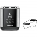 Rommelsbacher Brödrost Sunny TO 850 Rostfri LED-Disp Touch Control