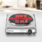 Rommelsbacher Kokplatta RF 22cm THS 2022/E 2000W Made in Germany Rommelsbacher Kokplatta RF 22cm THS 2022/E 2000W Made in Germany