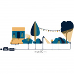 LightsOn Luna Trädgårdsspot 350 lm 5W 35° Grå LightsOn Luna Trädgårdsspot 350 lm 5W 35° Grå