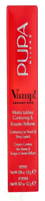 Pupa Milano Pupa Vamp! Creamy Duo Lip Pencil 1 g #011 Orange Red