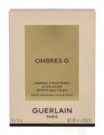 Guerlain Ombres G Eyeshadow Quad Multi-Effect 6 g #940 Royal Jungle/4 x 1,5g