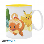 Abysse POKEMON Mug - Pikachu and starters - 460 ml