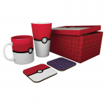 Abysse POKEMON Pack Glass + Mug + 2 Coasters - Pokéball - XXL Abysse POKEMON Pack Glass + Mug + 2 Coasters - Pokéball - XXL