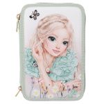 TOPModel TOPModel Triple Pencil Case SUMMER FEELING - Sage Green (413303)