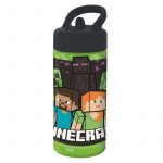MINECRAFT Stor - Sipper Water Bottle (410ml) - Minecraft (088808718-40401)