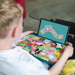 Squishmallows Lap Desk - Teal - 36cm x 28cm x 6cm Squishmallows Lap Desk - Teal - 36cm x 28cm x 6cm