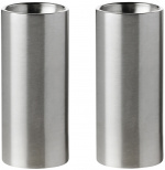 Stelton Arne Jacobsen Cylinda Salt & Pepper Set (Steel)