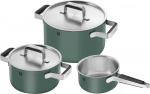 Zwilling Pure Pots and pans set, 3-pcs - Grøn