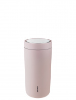 Stelton To-Go Click Vacuum Insulated Cup 0.4 L (Soft Rose)