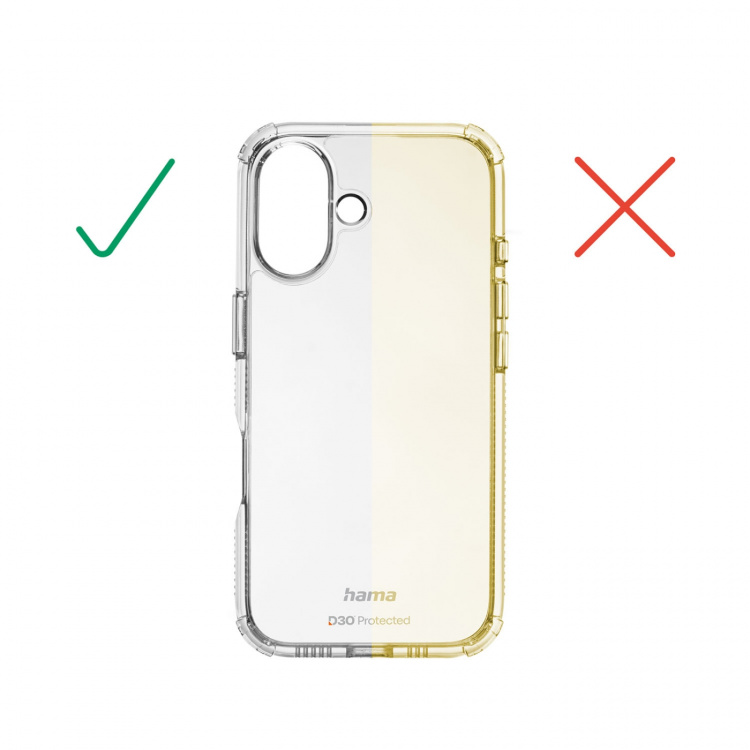 Hama Phone Case Extreme Protect iPhone 16e Transparent Hama Phone Case Extreme Protect iPhone 16e Transparent