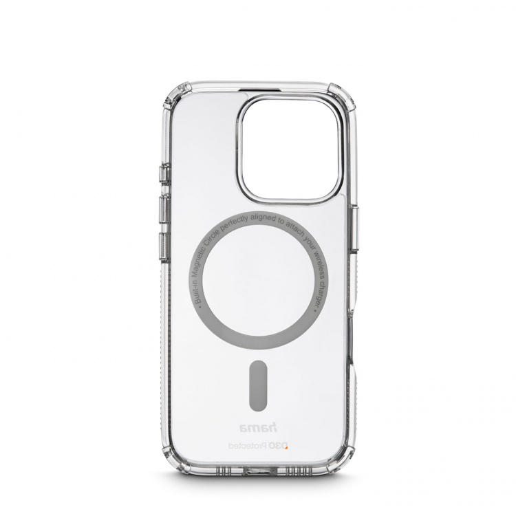 Hama Phone Case Extreme Protect iPhone 16 Pro MagCase Transparent Hama Phone Case Extreme Protect iPhone 16 Pro MagCase Transparent