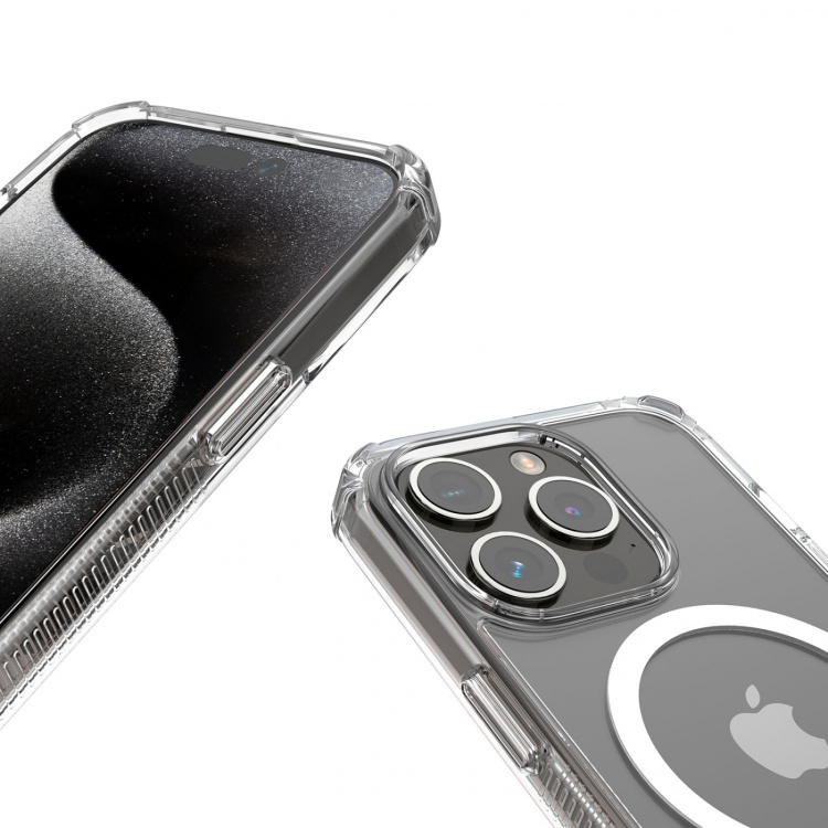 Hama Phone Case Extreme Protect iPhone 16 Pro MagCase Transparent Hama Phone Case Extreme Protect iPhone 16 Pro MagCase Transparent