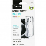 Hama Phone Case Extreme Protect iPhone 16 Pro MagCase Transparent Hama Phone Case Extreme Protect iPhone 16 Pro MagCase Transparent