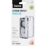Hama Phone Case Extreme Protect iPhone 15 MagCase Transparent Hama Phone Case Extreme Protect iPhone 15 MagCase Transparent