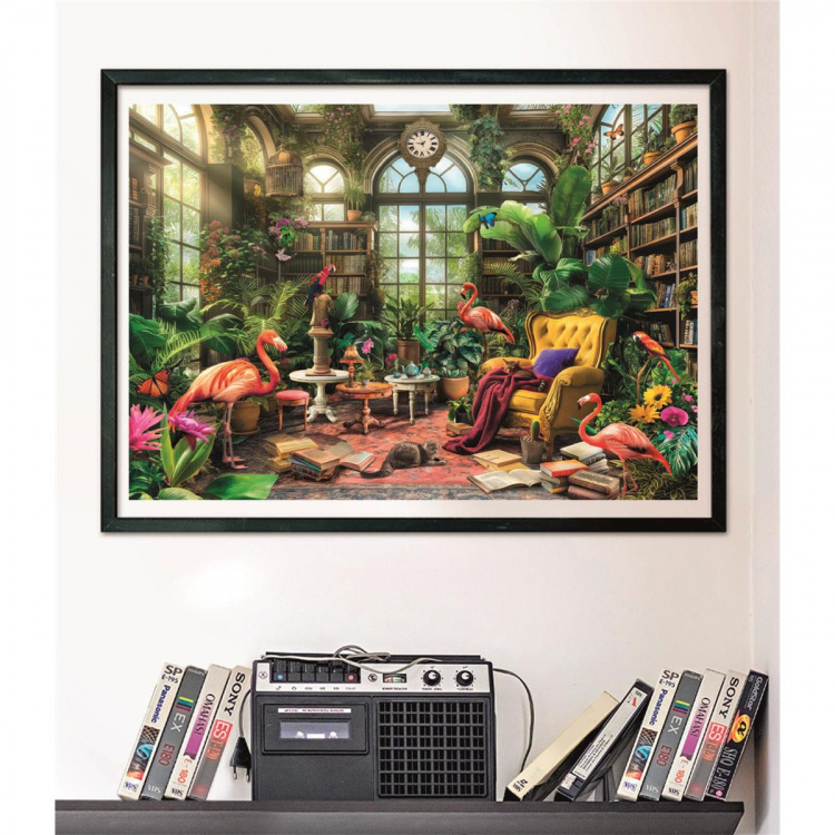 Clementoni Puzzle 1000 Pcs CB High Quality Collection The Greenhouse Library