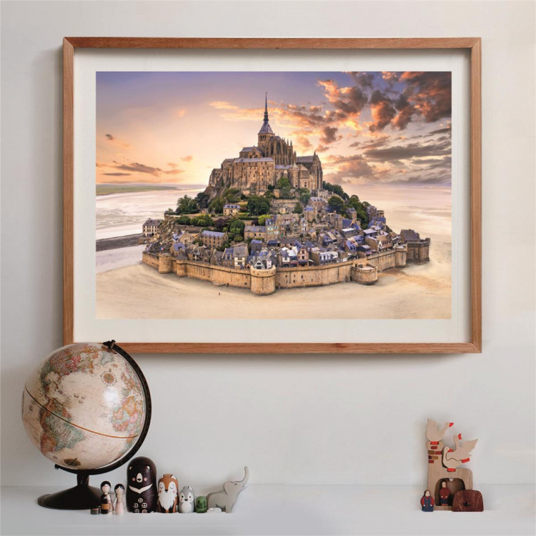 Clementoni Puzzle 1500 Pcs CB High Quality Collection The Mont Saint-Michel Rising