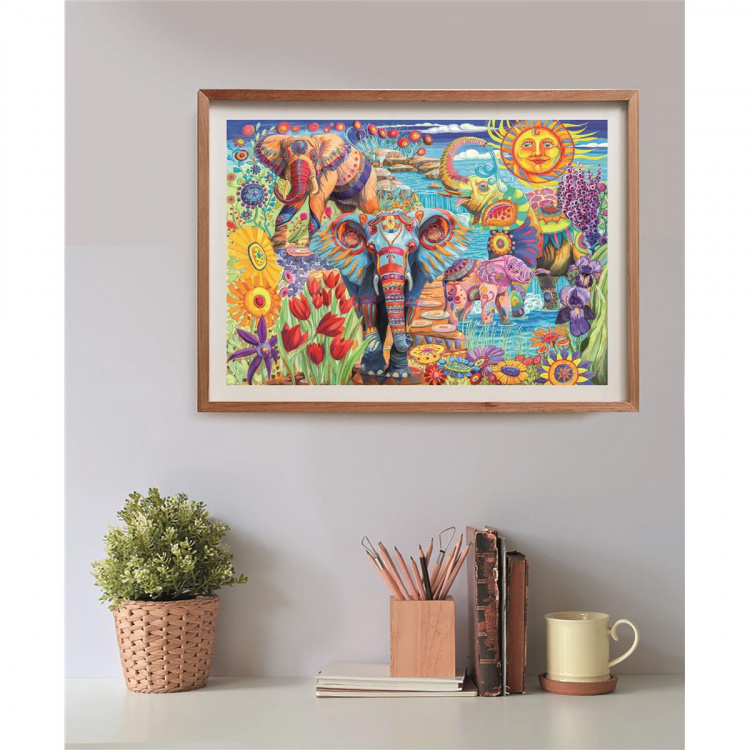 Clementoni Puzzle 500 Pcs CB High Quality Collection Elephants Carnival Clementoni Puzzle 500 Pcs CB High Quality Collection Elephants Carnival