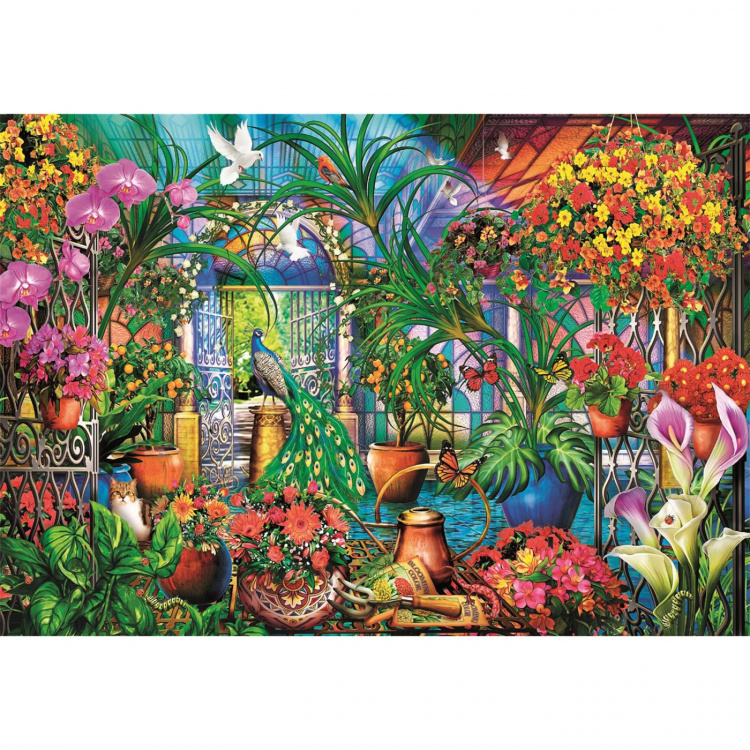 Clementoni Puzzle 500 Pcs CB High Quality Collection The Greenhouse Caretakers