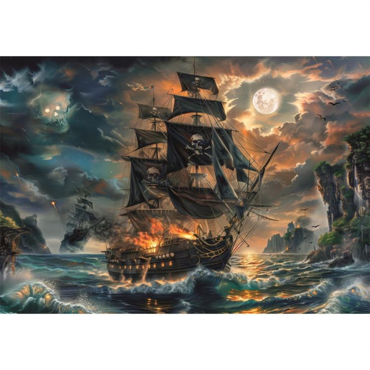 Clementoni Puzzle 300 Pcs Pirates Of The Haunted Seas
