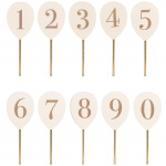 JaBaDaBaDo Sifferballonger 0-9 till ljusstake