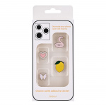Onsala Charms Pimp Your Phone Metal and Plastic 4pcs Onsala Charms Pimp Your Phone Metal and Plastic 4pcs