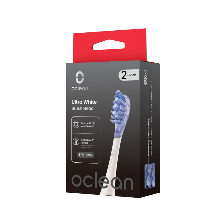 Oclean Brush Head Ultra White 2 Pack White
