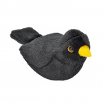 Wild Republic Plush Toy Bird With Sound 18 cm European Blackbird