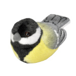 Wild Republic Plush Toy Bird With Sound 18 cm Great Tit