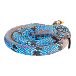 Wild Republic Plush Toy Living Earth Snakes 152 cm Blue Rock Rattlesnake