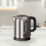 BLACK+DECKER Kettle 1L 2200W Brushed Steel