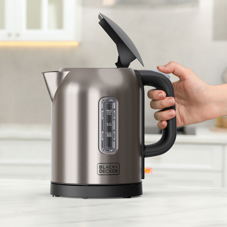 BLACK+DECKER Kettle 1L 2200W Brushed Steel