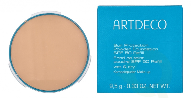 Artdeco Sun Protection Powder Wet & Dry SPF50 Refill 9.5 g #90 Light Sand