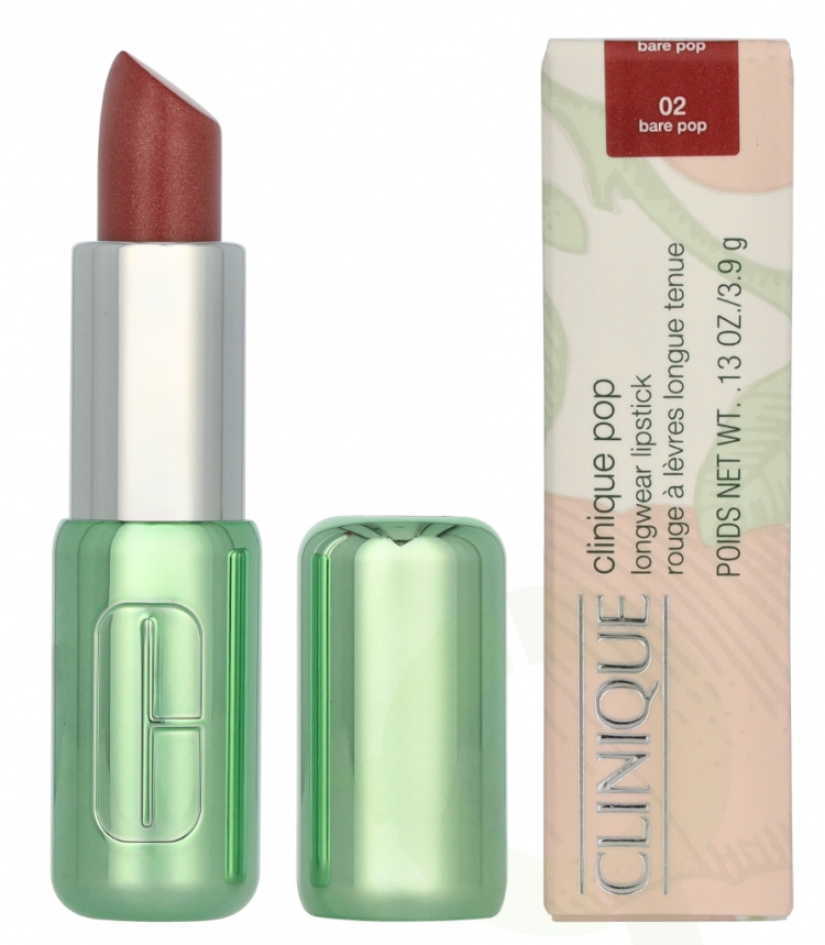 Clinique Pop Longwear Soft Lipstick 3.9 g #02 Bare Pop