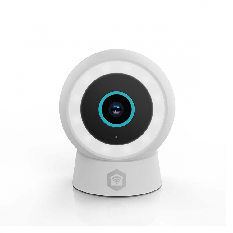 Nedis SmartLife Outdoor Camera | 3MP Full HD 1296p | IP65 | Cloud Storage (optional) / microSD (not included) / Onvif | 5 V DC | With motion sensor | Night vision | White