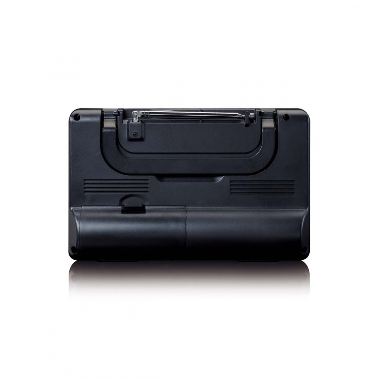 Lenco Compact Portable FM Radio with LCD Screen Black