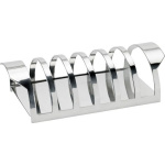 Stelton Arne Jacobsen Toast Rack 15.8 cm (Steel)