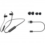 Philips Hörlurar In-Ear Nack-band IPX5 Svart